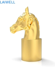 Decorative Horse Head Design Perfume Bottle Lid Electric plating Finishing