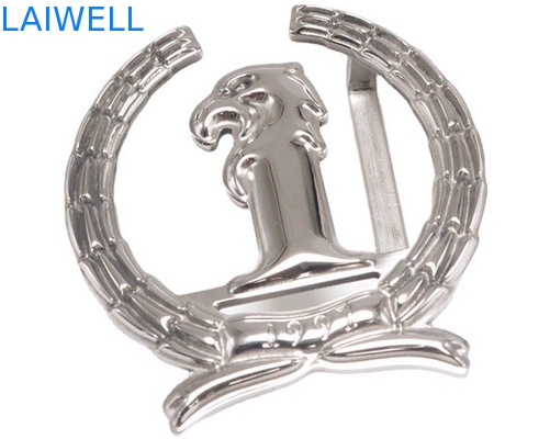 As curvaturas feitas sob encomenda ligas de zinco do metal da cor de prata abraçam para acessórios do vestuário