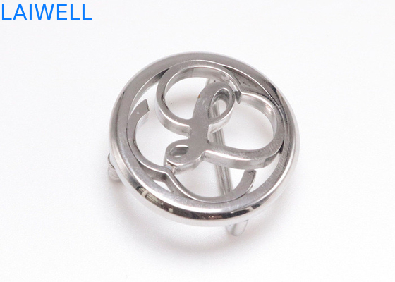 Fivelas de cinto ocidentais de Custom Letter Metal do vaqueiro do estilo do projeto o mais novo com revestimento de prata