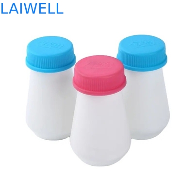 Garrafas feitas sob encomenda originais do empacotador da cor dos recipientes plásticos do HDPE do projeto 200ML com serviço de apoio do OEM