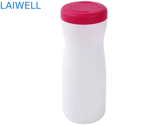 Recipientes plásticos Cosmo do cilindro do HDPE 800ML em volta das garrafas com a impressão do tampão de parafuso disponível