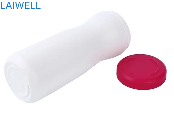 Recipientes plásticos Cosmo do cilindro do HDPE 800ML em volta das garrafas com a impressão do tampão de parafuso disponível
