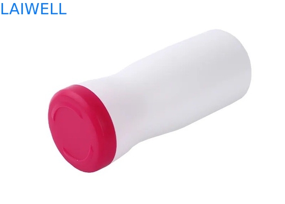 Recipientes plásticos Cosmo do cilindro do HDPE 800ML em volta das garrafas com a impressão do tampão de parafuso disponível