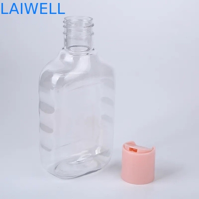 Das garrafas transparentes da loção do quadrado do ANIMAL DE ESTIMAÇÃO de 73*41*145MM 250ML Eco recipientes plásticos reusáveis para a organização da casa