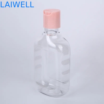 Das garrafas transparentes da loção do quadrado do ANIMAL DE ESTIMAÇÃO de 73*41*145MM 250ML Eco recipientes plásticos reusáveis para a organização da casa