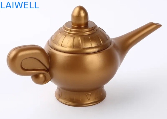 O anti HDPE estático feito sob encomenda Dia das Bruxas dos recipientes plásticos sustenta a lâmpada má preta de Genie Lamp Souvenir Aladdin Magic