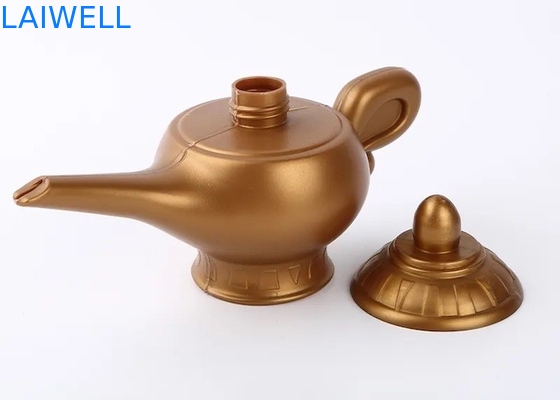 O anti HDPE estático feito sob encomenda Dia das Bruxas dos recipientes plásticos sustenta a lâmpada má preta de Genie Lamp Souvenir Aladdin Magic