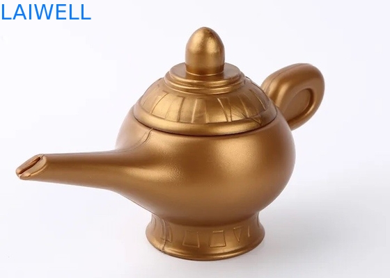O anti HDPE estático feito sob encomenda Dia das Bruxas dos recipientes plásticos sustenta a lâmpada má preta de Genie Lamp Souvenir Aladdin Magic