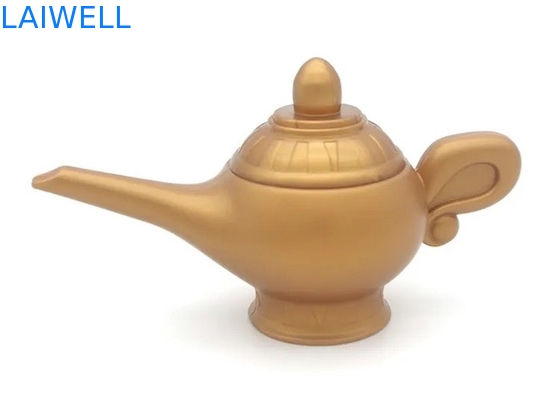 O anti HDPE estático feito sob encomenda Dia das Bruxas dos recipientes plásticos sustenta a lâmpada má preta de Genie Lamp Souvenir Aladdin Magic