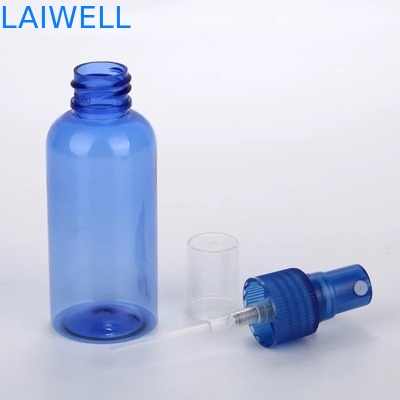 Dos bens altos feitos sob encomenda azuis da garrafa do pulverizador do ANIMAL DE ESTIMAÇÃO de 60MM frasco plástico Leakproof