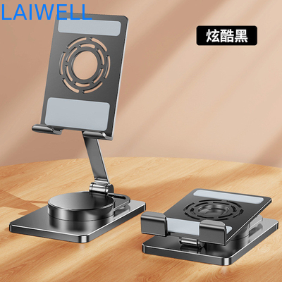 Suporte Desktop de alumínio dobrável do telefone do peso leve de uma rotação de 360 graus para o funcionamento confortável