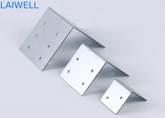 Processamento Estampagem de metal sob medida Borda de caixa de madeira em forma de L Anjo de guarda fixo Partes de hardware de ferro galvanizado