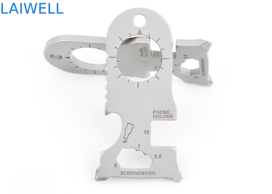 Cartão de ferramentas EDC de 60 mm Design leve e elegante Abridor de garrafas multifuncional para sua conveniência
