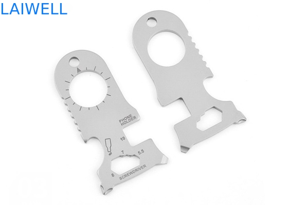 Cartão de ferramentas EDC de 60 mm Design leve e elegante Abridor de garrafas multifuncional para sua conveniência