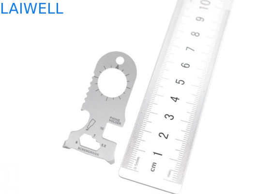 Cartão de ferramentas EDC de 60 mm Design leve e elegante Abridor de garrafas multifuncional para sua conveniência