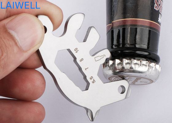 55MM Orenador de garrafas de metal leve e de desenho animal item durável de aço inoxidável cartão de ferramenta EDC multiuso