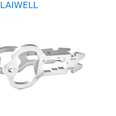 Custom Lightweight 60MM durável de aço inoxidável multiuso EDC ferramenta cartão de abertura de garrafas de metal