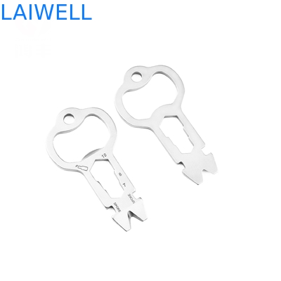 Custom Lightweight 60MM durável de aço inoxidável multiuso EDC ferramenta cartão de abertura de garrafas de metal