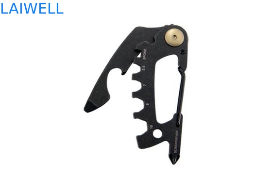 74*35*6MM Pulverização de areia de precisão 420 aço inoxidável Mini Multifunção EDC cartão de ferramenta de aço prateado abrindo garrafas de metal