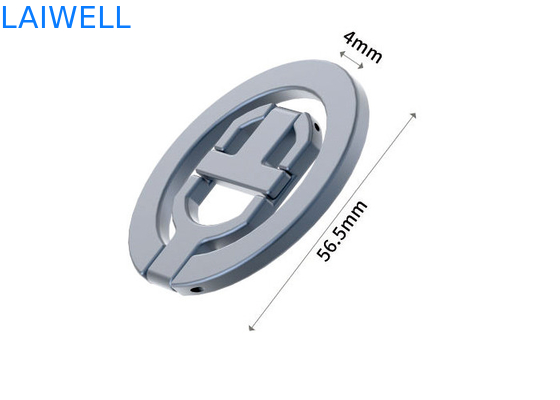 56.5 * 4MM Custom Ring Holder Nova Creative Zinc Alloy Ultra-fina magnética porta-telefone móvel