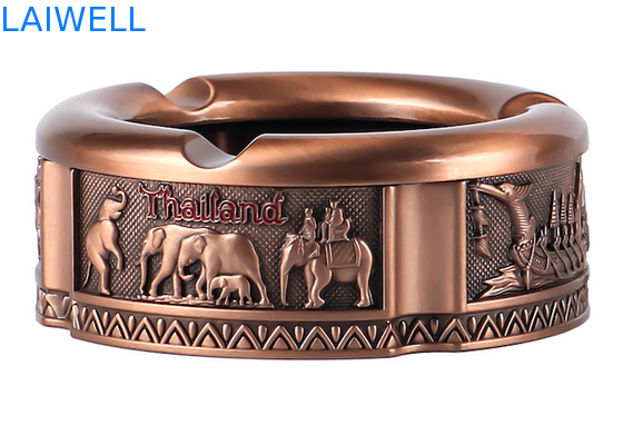 82*32MM Bronze de cor Zin Alloy Personalizável Portavel Metal Die Casting Ceniçaria