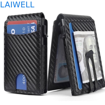 Bolsas de cartão de alumínio de luxo personalizáveis e multifuncionais para 12 cartões