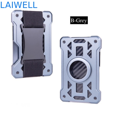 60*10*94MM Carteira multifuncional de 10 em 1 de alumínio com gravura a laser e acabamento anodizado