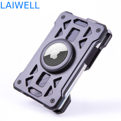 60*10*94MM Carteira multifuncional de 10 em 1 de alumínio com gravura a laser e acabamento anodizado