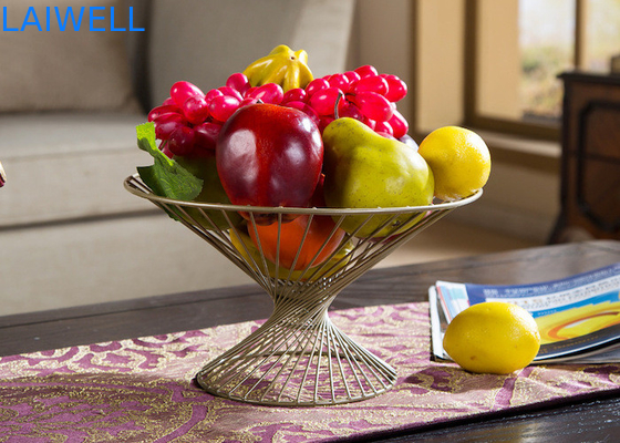 27.5*15*15CM Luxury Black Baking Varnish Ferro Cesto de Frutas Metal Houseware Resistência ao calor e Durabilidade