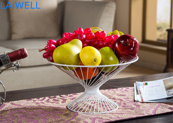 27.5*15*15CM Luxury Black Baking Varnish Ferro Cesto de Frutas Metal Houseware Resistência ao calor e Durabilidade