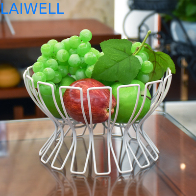 25*22*16CM Gravação a laser Logo Negro Forno Europeu Arte de Ferro Cesto de Frutas utensílios domésticos de metal Para requisitos do cliente