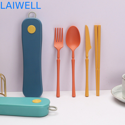 Set de equipamento de caixa rotativa de 4 PC azul leve, portátil e sustentável Biodegradável e ecológico