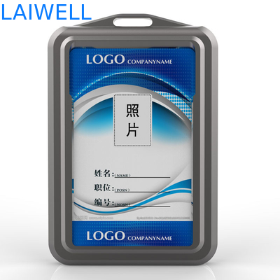 74*110*18MM Cores cinzentas personalizadas RFID Cartão de alumínio Carteira de suporte Branding Multifuncional personalizado