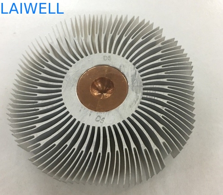 Radiador de dispersão de calor de alumínio de estampação de metal CNC personalizado para refrigerador de computador