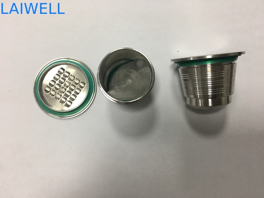 Torno do CNC que faz à máquina a cápsula do café SS304/o copo reusáveis filtro de café