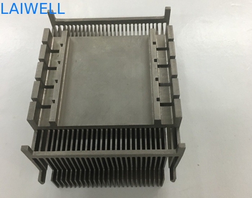 Metal de alumínio do CNC 6062 do tamanho feito sob encomenda que carimba o refrigerador do processador central de Grey Electric