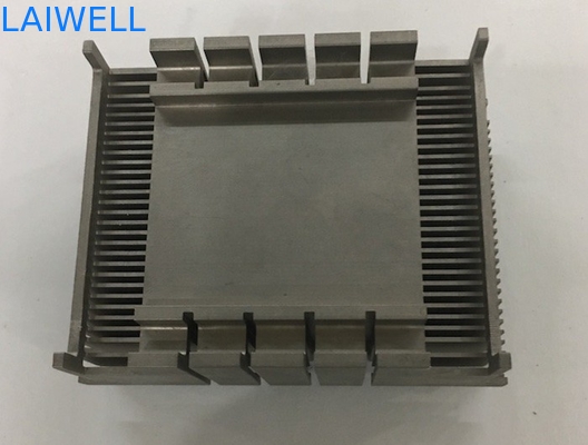 Metal de alumínio do CNC 6062 do tamanho feito sob encomenda que carimba o refrigerador do processador central de Grey Electric