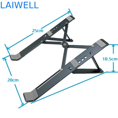 Suporte do portátil do metal da forma 220g 3.0mm/suporte refrigerando de anodização do computador