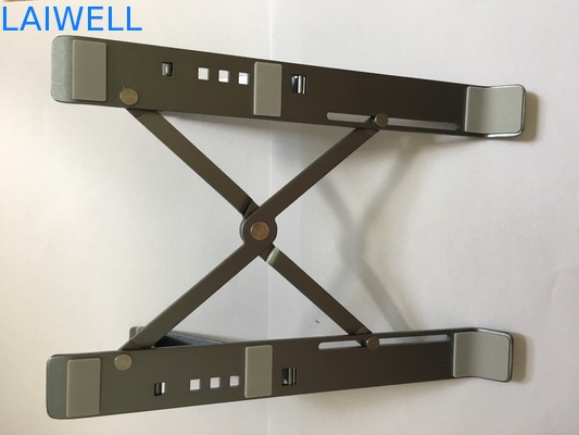 Suporte do portátil do metal da forma 220g 3.0mm/suporte refrigerando de anodização do computador
