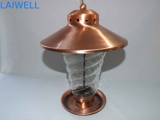 Alimentador de suspensão personalizado à prova de intempéries do amendoim do metal do alimentador do pássaro do metal