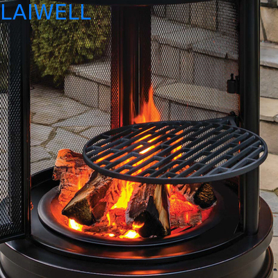 Metal de Clasical que carimba 51*51*53cm Oven Powder Coated ateado fogo de madeira exterior