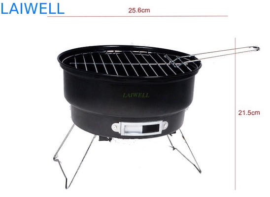 Metal que carimba as grades de aço Mini Portable Oven exterior do assado de 25.6*21.5cm
