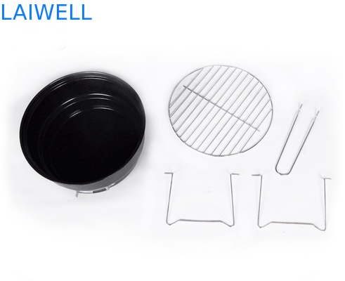 Metal que carimba as grades de aço Mini Portable Oven exterior do assado de 25.6*21.5cm