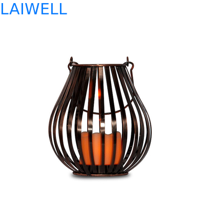 O bronze pintou castiçais das luzes do furacão de 260mm/castiçal do metal