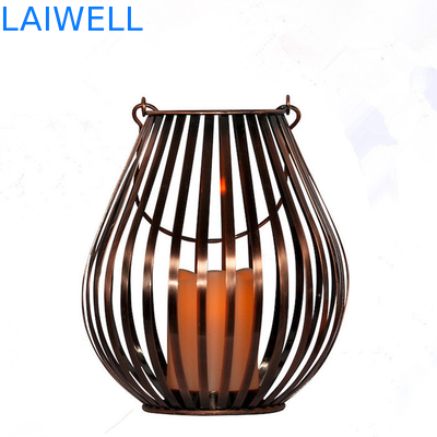 O bronze pintou castiçais das luzes do furacão de 260mm/castiçal do metal