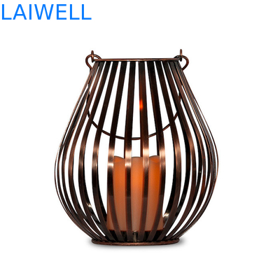 O bronze pintou castiçais das luzes do furacão de 260mm/castiçal do metal