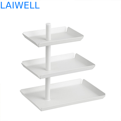 Ferro inoxidável que carimba o fruto Tray Metal Houseware Luxury de três camadas