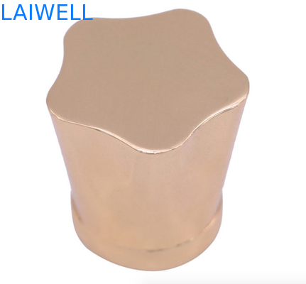 PVD que chapeia o projeto da estrela dos tampões de garrafa do perfume do diâmetro 23mm
