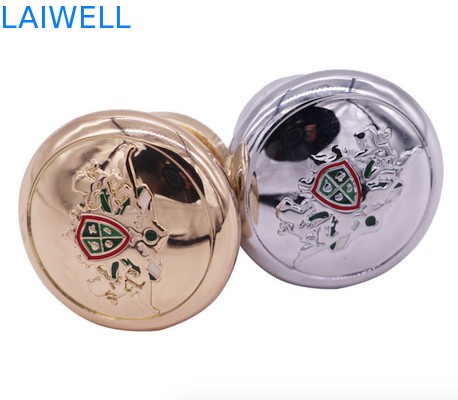 Produtos ligas de zinco do OEM Logo Printing Perfume Bottle Lid
