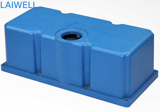 Metal Custom Die Casting Painted Blue Color Alumínio Equipamento Médico Peça sobressalente para o Mercado Global